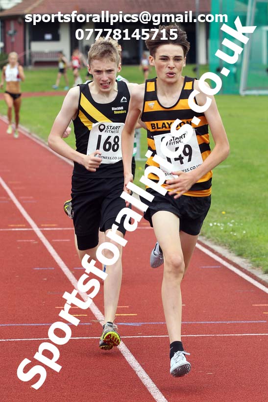 800 metres 46, NECAA Open Meeting, Morpeth, Sunday, March 23rd. David T. Hewitson/Sports for All Pics